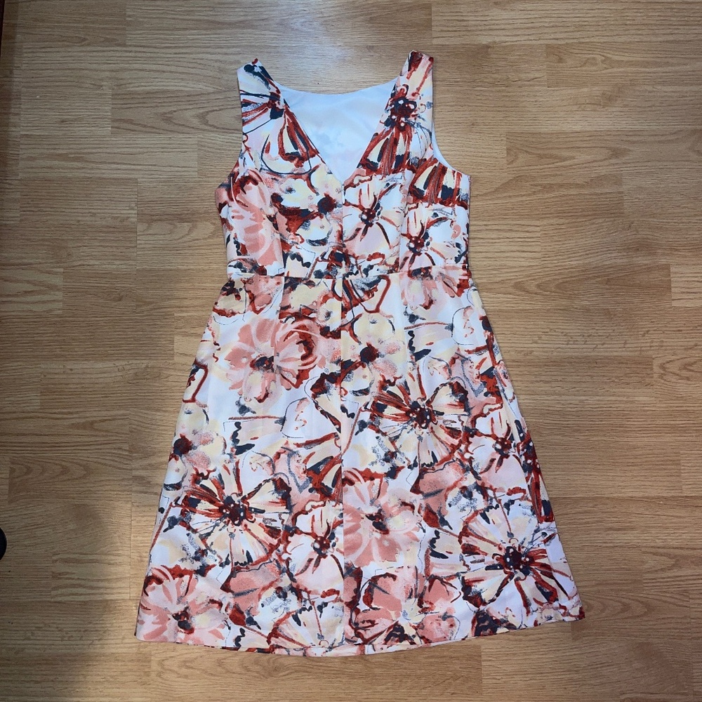 Ann Taylor Loft Petites Sleeveless Fit and Flare Mini Dress - Picture 5 of 5